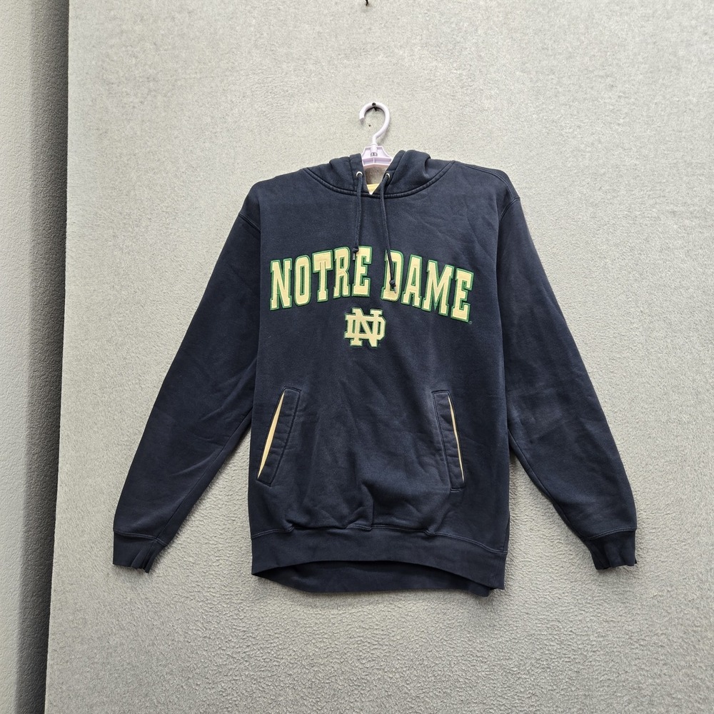 VINTAGE‎ Notre Dame Fighting Irish Men Hoodie M 90s Embroidered Champs Sports